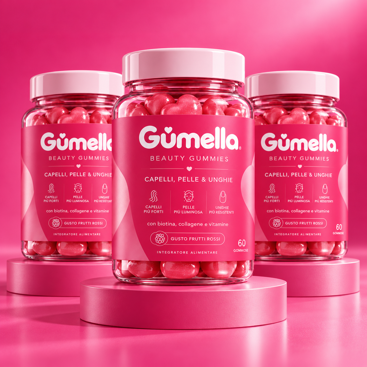 Gumella Beauty Gummies - Frutti Rossi