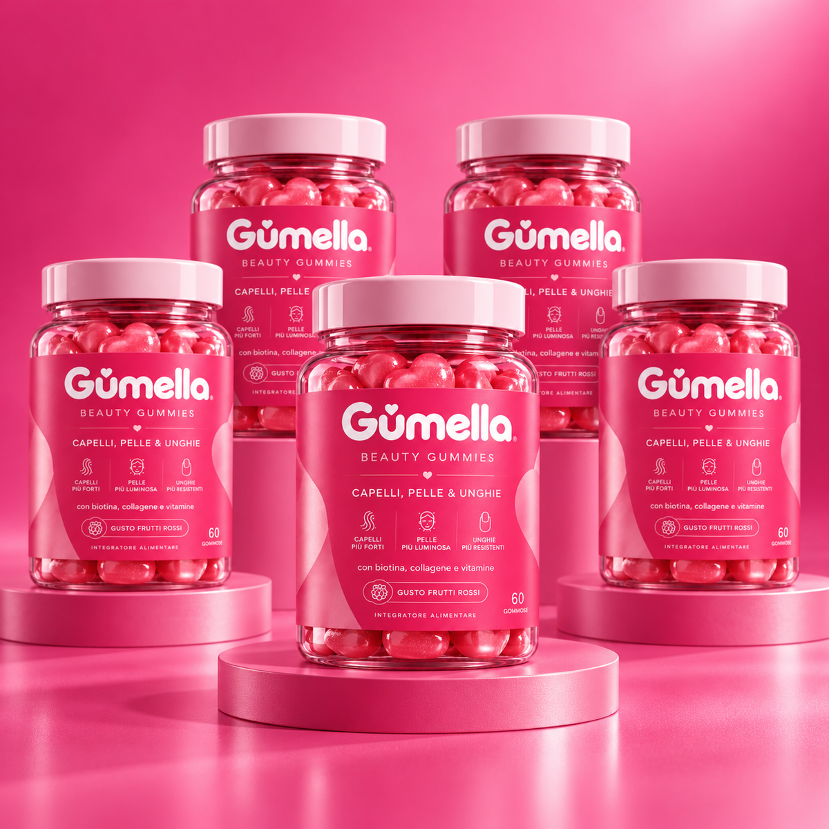 Gumella Beauty Gummies - Frutti Rossi